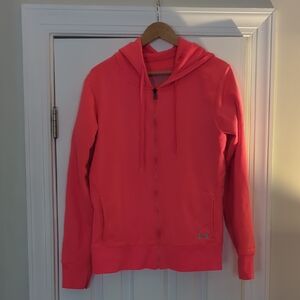 Under Armour Storm Women's Neon Coral Zip-Up Hoodie